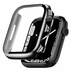 TEMEDO 対応 Apple Watch ケース 45mm アップルウォッチ カバー メッキ加工 Apple Watch カバー 全面保護 二重構造 アップルウォッチ ケ