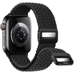 (Sunhel) コンパチブル アップルウォッチ バンド Apple Watch バンド 磁気吸着式バックル 強力な磁石 サイズ調整が簡単 ナイロン素材 編