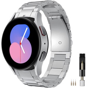 (Miimall)  対応Galaxy Watch 6/5/watch 4/watch 4 classic チタンメタルバンド ギャラクシー ウォッチ5 pro ベルト ギャラクシー ウォッ