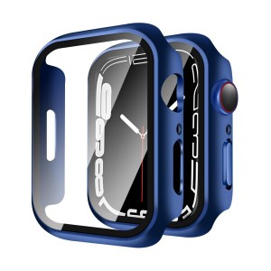 YUGYUG for アップルウォッチSE2/SE/6/5/4 カバー 44mm Apple Watch SE2/SE/6/5/4 カバー 44mm PC素材 アップルウォッチ ケース ガラスフ