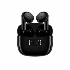 イヤホン Bluetoothイヤホン ワイヤレスイヤホン 2024 最新 Bluetooth5.3+EDR搭載 カルナ型 ハンズフリー通話自動ペアリング 接続瞬時 マ