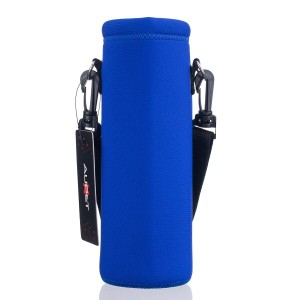 AUPET 水筒カバー 携帯式ボトルカバー 水筒ケース 調節可能なショルダーストラップある 2.75インチ(約7cm)以下直径のボトルに合う (500ML