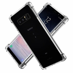 対応 Galaxy Note 8 SCV37 SC-01K ケース クリア ケース GalaxyNote 8 カバー TPU Galaxy Note8 保護ケース カバー背面 GalaxyNote8 ンプ