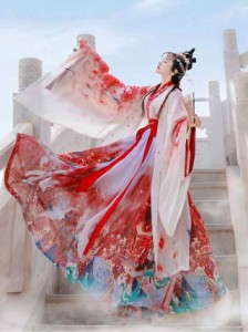 楽天市場】可愛い 漢服4点セット レディース 中国古代服装 小袖