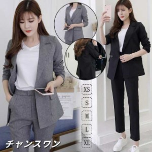 卒業会 ママ 服 通勤 パンツスーツ レディーススーツ フォーマル オフィス ビジネス かっこいい ズボン 大きいサイズ 結婚式 コート 20代
