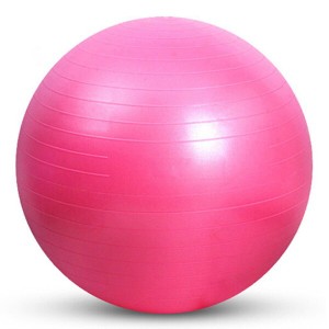 YUUWA バランスボール45cm/55cm/65cm/75cm ヨガボール 小さい アンチバースト仕様ポンプ付き ダイエット エクササイズ ピラティスボール 