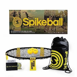 Spikeball 3 ボール ゲームセット - 若者や家族向け アウトドア インドア 両用 ?　庭、ビーチ、テールゲート ? Shar Tank プレイネット、