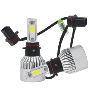 HSUN 車用 PSX26W led ヘッドライト 車検対応 一体型 9V-32V車用 車検対応 LED バルブ 8000LM 采用COB 完全?光芯片 2本セット 6,500K ホ