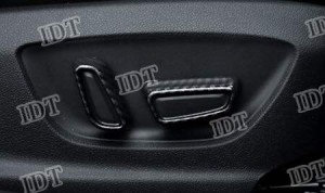 IDT ミニウエス付 新型 220系 クラウン カーボン ハーフ パワーシートスイッチカバー ハンドルカバー スイッチ トリム インテリアパネル 