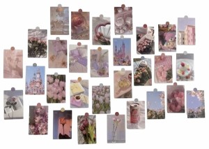 ［ドナリー］おしゃれで可愛い ポストカード 30枚セット はがきサイズ 北欧 韓国 海外 インテリア 雑貨 ミニポスター (写真)