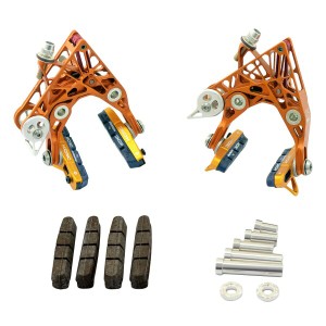 KCNC CB3 Road ANGLE Brake Set (Front + Rear), Gold, CB3-G, SK2291