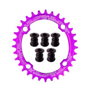 Jgbike ラウンドオーバルチェーンリング 104mm BCD chainring 30T 32T 34T 36T 38T 8 9 10 11 12スピード MTB XCトレイルe-バイクファッ