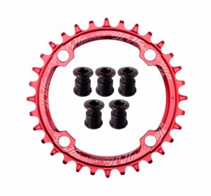 Jgbike ラウンドオーバルチェーンリング 104mm BCD chainring 30T 32T 34T 36T 38T 8 9 10 11 12スピード MTB XCトレイルe-バイクファッ