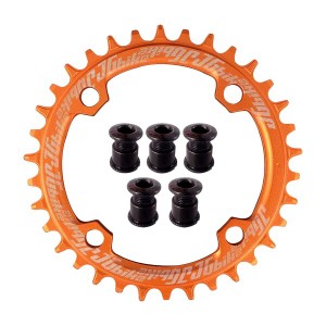 Jgbike ラウンドオーバルチェーンリング 104mm BCD chainring 30T 32T 34T 36T 38T 8 9 10 11 12スピード MTB XCトレイルe-バイクファッ