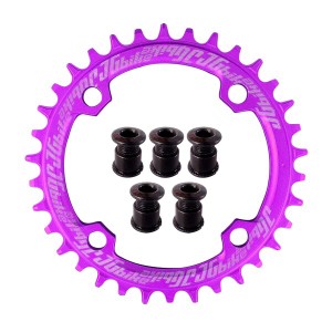 Jgbike ラウンドオーバルチェーンリング 104mm BCD chainring 30T 32T 34T 36T 38T 8 9 10 11 12スピード MTB XCトレイルe-バイクファッ