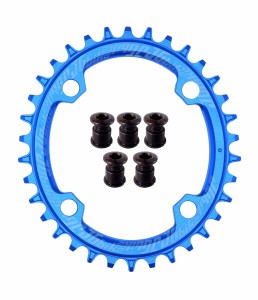 Jgbike ラウンドオーバルチェーンリング 104mm BCD chainring 30T 32T 34T 36T 38T 8 9 10 11 12スピード MTB XCトレイルe-バイクファッ