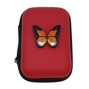 GS Golf Butterfly Mini Bag ゴルフミニバック 財布 ゴルフ用品を入れるホルダー (Red)