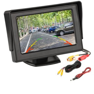 HDミニ4.3インチモニターデジタルTFT LCD 800 * 480インダッシュ駐車ビデオシステム駐車支援2 RCAスクリーン用車