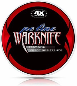 Warknife PEライン 4編 釣り糸 1000m (0.4号 0.6号 0.8号 1号 1.2号 1.5号 2号 3号 3.5号 4号 4.5号 5号 6号 7号 8号 9号 10号) 高強度 