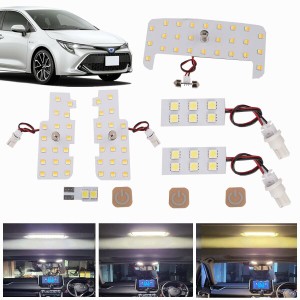 カローラ スポーツ 専用 LEDルームランプ セット 新型 3色切替え 15段階光量調整機能付き Corolla Sport ZWE21#/NRE21# メーカー 内装パ