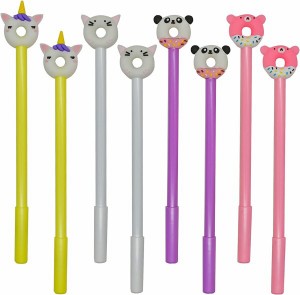 Maydahui かわいい 動物 パンダ クマ 猫 ユニコーン ボールペン 12本セット 0.5mm ?K インク おしゃれ ジェルボールペン 可愛い 文房具 