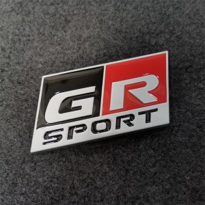 TOYOTA トヨタ GR Sport ステッカー ロゴ オートバイガスタンクステッカー エンブレム バッジ 装飾 亜鉛 レーシングウィングデカール 社