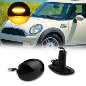 MAZERO BMW mini LED サイドウィンカー 流れる シーケンシャル ウィンカー ミニ クーパー クラブマン LEDウィンカー 外装 パーツ サイド