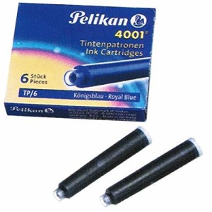 Pelikan ペリカン 万年筆用 カートリッジインク 6本入り TP-6 4001 種類：ロイヤルブルー