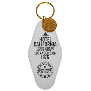 (ブルーヴォーグ) 復刻 ビンテージ ホテル モーテル キーホルダー アメリカ アメリカン 雑貨 両面 ホットスタンプ ホテル カリフォルニア
