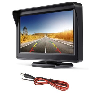 5インチカーモニターTFT LCD HDデジタル16：9 800 * 480スクリーン2ウェイビデオ入力リバースリアビューカメラDVD VCDにカラフル