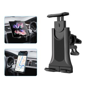 Lopnrod タブレットホルダー 車載ホルダー タブレット エアコン吹き出し口型 iPhone/Android スマホ、タブレット/iPad Pro, iPad Mini, i