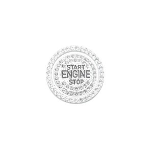 BLINGOOSE 日産 インテリア エンジン スターター スイッチ ボタン ステッカー カバー デコレーション アクセサリー セレナ キックス カー