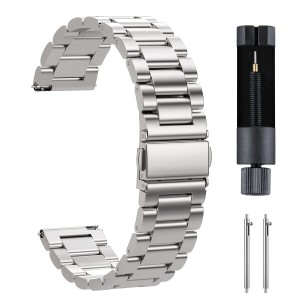 (Qosea) 時計バンド ベルト18ミリ 20ミリ 22ミリ ステンレス鋼 時計 ベルト 18mm 20mm 22mm スマートウォッチバンド ベルト 腕時計バンド
