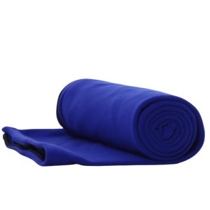 (ブルーニー) インナーシュラフ 軽量 夏用 フリース インナーシーツ 寝袋 シュラフ 夏 キャンプ コンパクト 封筒型 (青)
