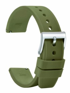 (TStrap) シリコン時計ベルト 22mm ラバー腕時計バンド 腕時計べるとばんど スマートウォッチベルト交換用 防水時計ストラップ替え スラ