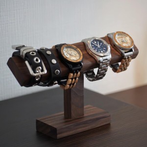 腕時計スタンド おしゃれ 木製 ウオッチスタンド ショーケース 時計ディスプレイ 時計スタンド ブレスレットスタンド 時計置き台 腕時計