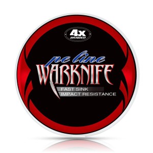 Warknife PEライン X4 釣り糸 300ｍ グレー