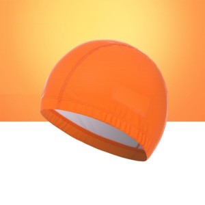 水泳帽 スイムキャップ 大人 メンズ レディース 水泳帽子 メッシュ 水泳キャップ ロングヘア対応 長髪 ゆったりサイズ (オレンジ)