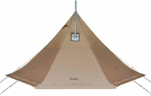 FireHikingキャンプテントワンポールテント 4-8人家族キャンプ 大型テント ティピーテント 煙突穴付き ホットテント