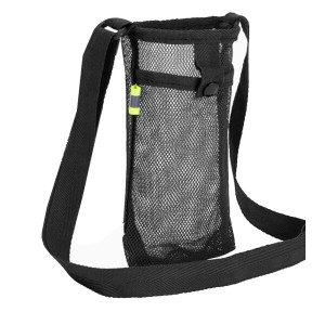Xsdjasd アウトドアスポーツウォーターカップカバー 携帯電話バッグ キャンプ用品 メッシュカップスリーブポーチ 携帯用可視バッグ、ブラ