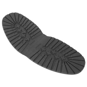 Fishlor 靴底フルソール修理交換、靴修理交換、革靴用耐久性靴修理靴スポーツシューズ(Black forefoot)