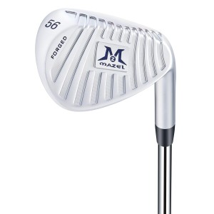 MAZEL (マゼル) FORGED 鍛造ゴルフサンドウェッジ メンズ 右利き ロフト角:48度、50度、52度、54度、56度、58度、60度 ワイドソールウェ