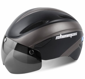 Shinmax 自転車 ヘルメット 大人 ロードバイク ヘルメット CPSC認証済み 通勤 通学 超軽量 高剛性 男性 女性 小五以上適 通気 磁気ゴーグ