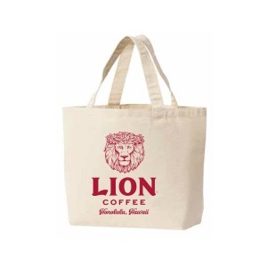 LION COFFEE トートバッグミニ ナチュラル ライオンコーヒー オフィシャル商品