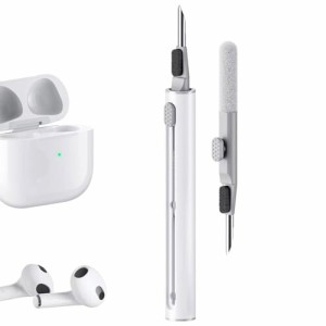 多機能クリーニングツール イヤホン掃除道具 Airpods 1/2/3/Pro用、キーボードを掃除するブラシ付き、キーボード、パソコン、ワイヤレス