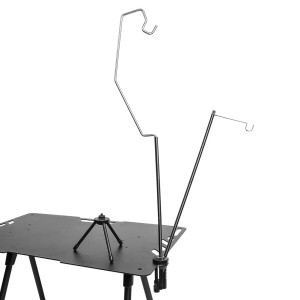 Msnaile ランタンスタンド 卓上 DIY自由組み合わせ 3つのランタンを設置可能 ランタンポール テーブル ランタンハンガー アルミ製 軽量 