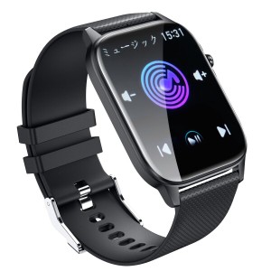 スマートウォッチ 歩数計 活動量計 長持ちバッテリー iPhone/アンドロイド対応 明るさ調整 Smart Watch 多種機能付き 文字盤自由設定 音