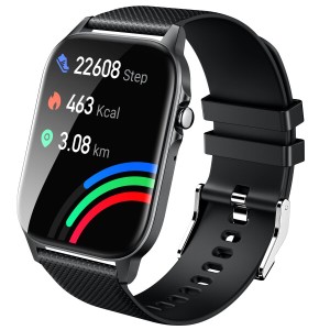 スマートウォッチ 大画面 活動量計 文字盤設定 運動モード Smart Watch iPhone/アンドロイド対応