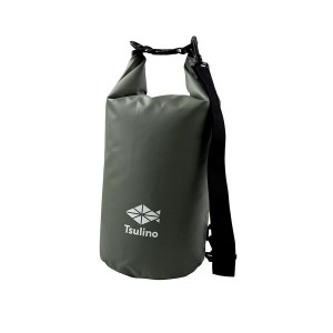 (Tsulino) 防水ドライBAG(ドラム型) (M クールグレー 10L)