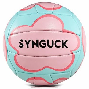 SYNGUCK バレーボール 5号球 ソフトバレーボール PU革 柔らかい 5号バレーボール 練習用 高校・大学・一般・婦人用 ビーチ用